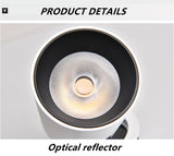 Dimming embedded folding LED downlight 10W 15W 20W LED spotlight living room TV background wall aisle ceiling COB downlight