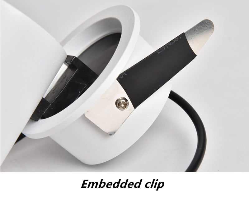 Dimming embedded folding LED downlight 10W 15W 20W LED spotlight living room TV background wall aisle ceiling COB downlight