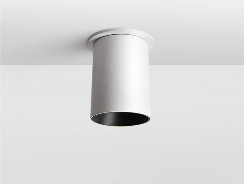 Dimming embedded folding LED downlight 10W 15W 20W LED spotlight living room TV background wall aisle ceiling COB downlight