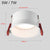 No Flickering Deep Glare LED COB Recessed Downlight 5W 7W 12W 15W Round White Ceiling Spot Lights for Aisle Pic Background