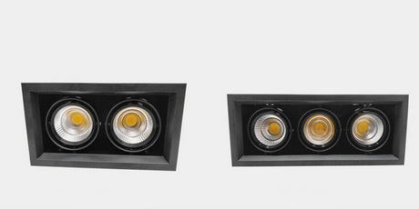 Dimmable Square Recessed COB LED Downlights 10W 20W 30W LED Ceiling Spot Lights AC85-265V LED Ceiling Lamps Indoor Lighting