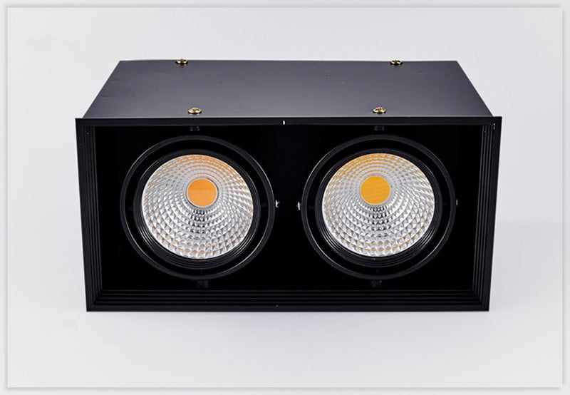 Dimmable Surface Mounted Aluminum LED Downlights 10W 20W Epistar Chip COB Ceiling Spot Lights AC85~265V Background Lamps