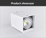 Dimmable Surface Mounted Aluminum LED Downlights 10W 20W Epistar Chip COB Ceiling Spot Lights AC85~265V Background Lamps