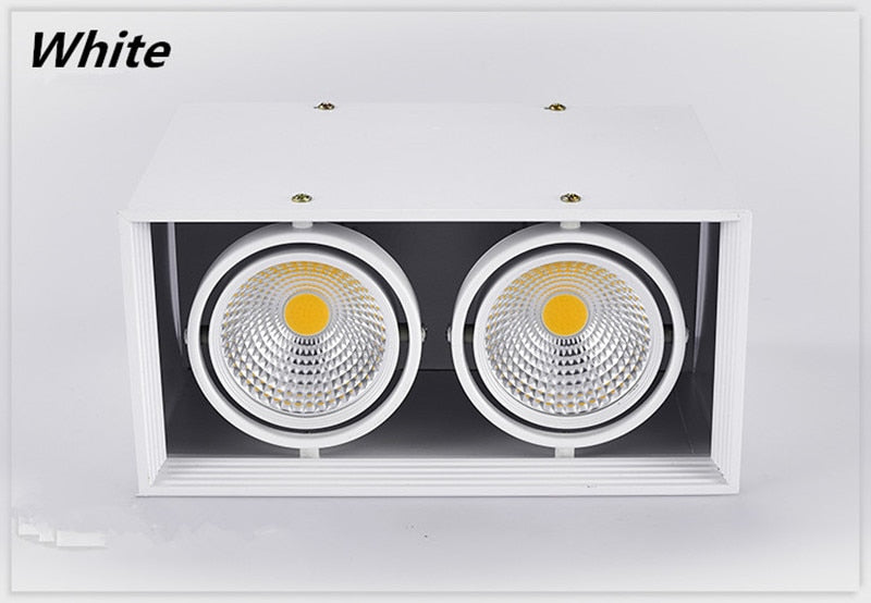 Dimmable Surface Mounted Aluminum LED Downlights 10W 20W Epistar Chip COB Ceiling Spot Lights AC85~265V Background Lamps