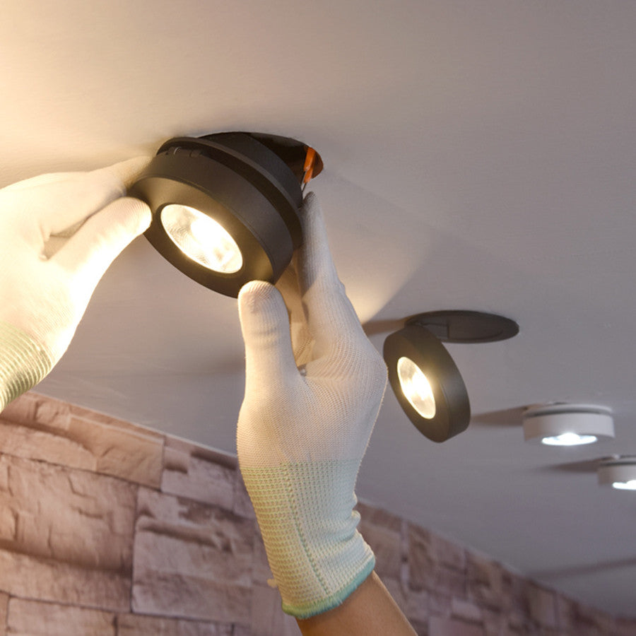 Slim Foldable LED Embedded LED Downlight 360 Degree Rotatable LED Ceiling Spotlight Recessed Downlight For Store Bedroom Decor