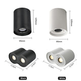 GU10 Led Downlight Round Surface Mounted Led Ceiling Light gu10 bulb Replaceable Ceiling Spot Lamp For Living Room Bedroom Store