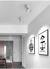 Bulb Replaceable Surface Mounted Led Downlight Ceiling Led Light Angle Adjustable Lighting 7W AC110V 220V For Living Room Foyer