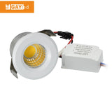 High Quality Mini LED Spotlight Downlights COB 3W Led Spots 220v Dimmable Light for Ceiling Cabinet Showcase Loft Decorations