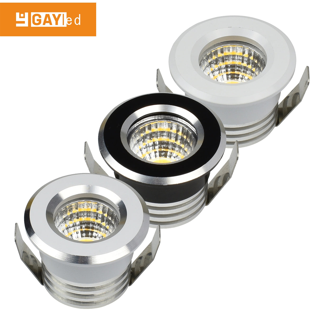 High Quality Mini LED Spotlight Downlights COB 3W Led Spots 220v Dimmable Light for Ceiling Cabinet Showcase Loft Decorations