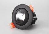 Dimmable Anti Glare Recessed COB LED Downlights 9W 12W 15W LED Ceiling Spot Lights AC85-265V LED Ceiling Lamps Indoor Lighting