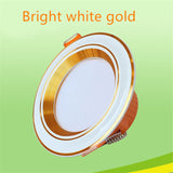 Led downlight LED ceiling embedded 3w ultra-thin 2.5-inch downlight 8cm hole  embedded ceiling round led panel light