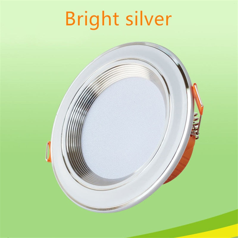 Led downlight LED ceiling embedded 3w ultra-thin 2.5-inch downlight 8cm hole  embedded ceiling round led panel light
