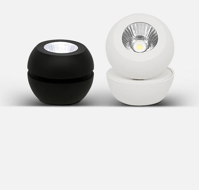 Adjustable Surface Mounted 360 Degree Folding LED Downlight 10W 15W 20W 30W 40W COB LED Down Light Ceiling Lamp Indoor Lighting