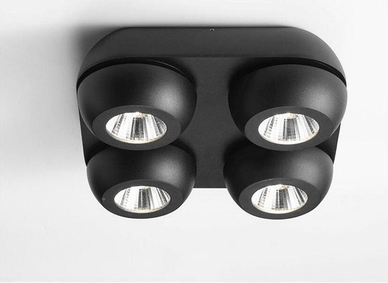 Adjustable Surface Mounted 360 Degree Folding LED Downlight 10W 15W 20W 30W 40W COB LED Down Light Ceiling Lamp Indoor Lighting