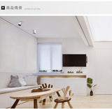 Folding Recessed LED Downlight for Living Room 7W 12W 15W TV Background Hallway Wall COB Ceiling Light