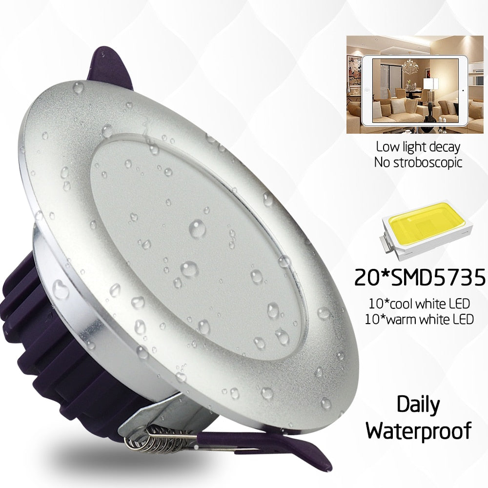 Dimmable LED downlight 220v/110v recessed ceiling light spotlight 10pcs/lots 7w Spotlight