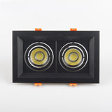 Square Recessed Dimmable COB LED Downlights 10W 20W 30W LED Ceiling Spot Lights AC85-265V LED Ceiling Lamps Indoor Lighting