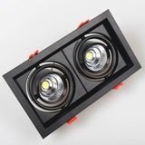 Square Recessed Dimmable COB LED Downlights 10W 20W 30W LED Ceiling Spot Lights AC85-265V LED Ceiling Lamps Indoor Lighting