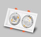 Square Recessed Dimmable COB LED Downlights 10W 20W 30W LED Ceiling Spot Lights AC85-265V LED Ceiling Lamps Indoor Lighting