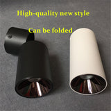 Dimmable Folding Rotating LED Downlights Epistar Chip 7W 10W 12W 15W 18W COB Ceiling Spot Lights AC85-265V Background Lamps