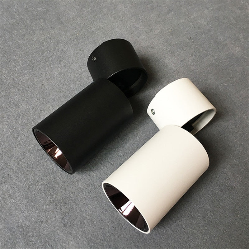 Dimmable Folding Rotating LED Downlights Epistar Chip 7W 10W 12W 15W 18W COB Ceiling Spot Lights AC85-265V Background Lamps