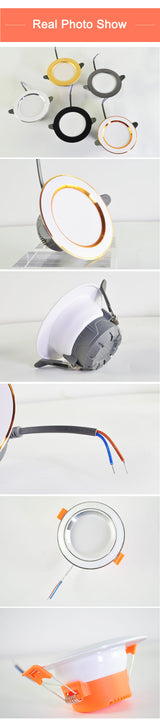 led Downlight 3w 5w spot led light 3000k 4500K 6000K AC 220V-240V 10 Pcs Downlight Kitchen living room Indoor recessed lighting