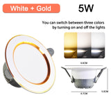 led Downlight 3w 5w spot led light 3000k 4500K 6000K AC 220V-240V 10 Pcs Downlight Kitchen living room Indoor recessed lighting