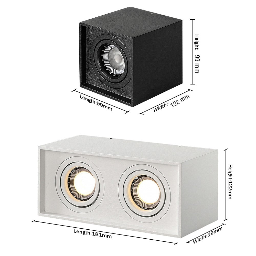 LED Downlight Bulb Replaceable GU10 Ceiling Led Light Indoor Lighting Living Room Bedroom Kitchen Corridor