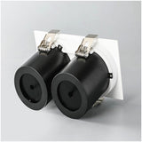 Dimmable Recessed Retractable Rotating COB LED Downlights 9W 12W 15W 24W 30W AC110-240V LED Ceiling Spot Lights Indoor Lighting