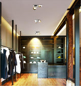 Dimmable Recessed Retractable Rotating COB LED Downlights 9W 12W 15W 24W 30W AC110-240V LED Ceiling Spot Lights Indoor Lighting