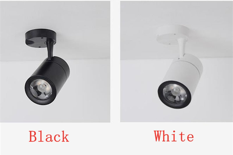 Surface Mounted Rotation LED Downlights 7W 12W 20W 30W Super Bright COB Ceiling Lamp Spot Light AC85-230V Indoor lighting