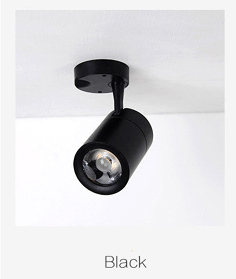 Surface Mounted Rotation LED Downlights 7W 12W 20W 30W Super Bright COB Ceiling Lamp Spot Light AC85-230V Indoor lighting