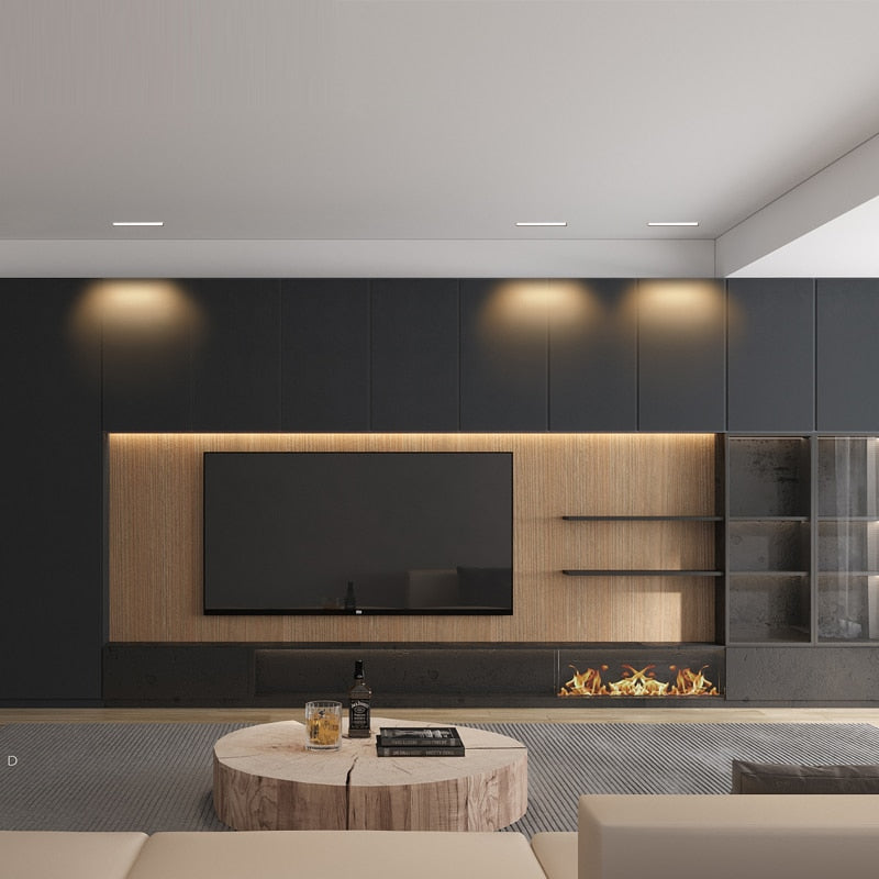 LED Downlight Strip Line Light Bar Creative Linear Recessed Embeded Ceiling Lamps Living Room Corridor Indoor Lighting