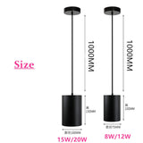 Dimmable LED Downlight Ceiling light Surface Mounted 8W 12W 15W 20W Ceiling lamps spot light with one meter line Home decoration