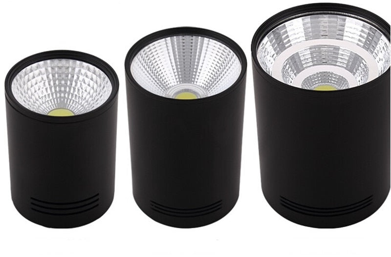 Dimmable LED Downlight Ceiling light Surface Mounted 8W 12W 15W 20W Ceiling lamps spot light with one meter line Home decoration