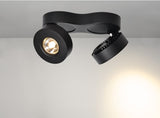 Dimmable Surface Mounted LED Downlights Angle Adjustable COB Ceiling Lamp Spot Lights 14w 20w Rotating LED Light AC85-265V