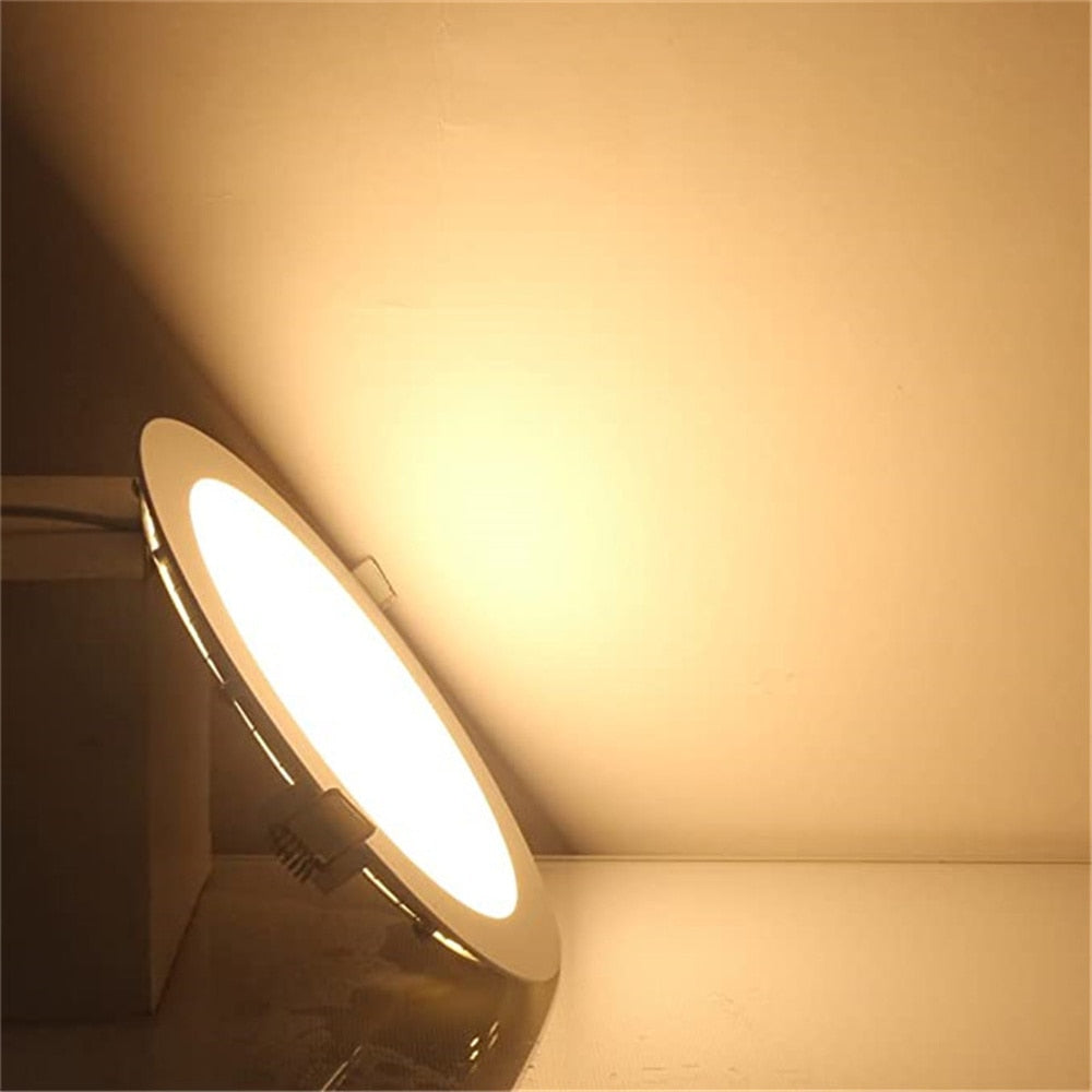 Led Panel Light 15W Round LED Spot light 220V 2pcs 1pcsceiling light Indoor Recessed Downlight for Home Hotel Bar