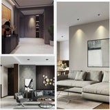 Recessed Ceiling Led Light Square Anti-glare Led Downlight Spot Light 7W 12W 15W Dimmable Living Room Bedroom Corridor Lighting