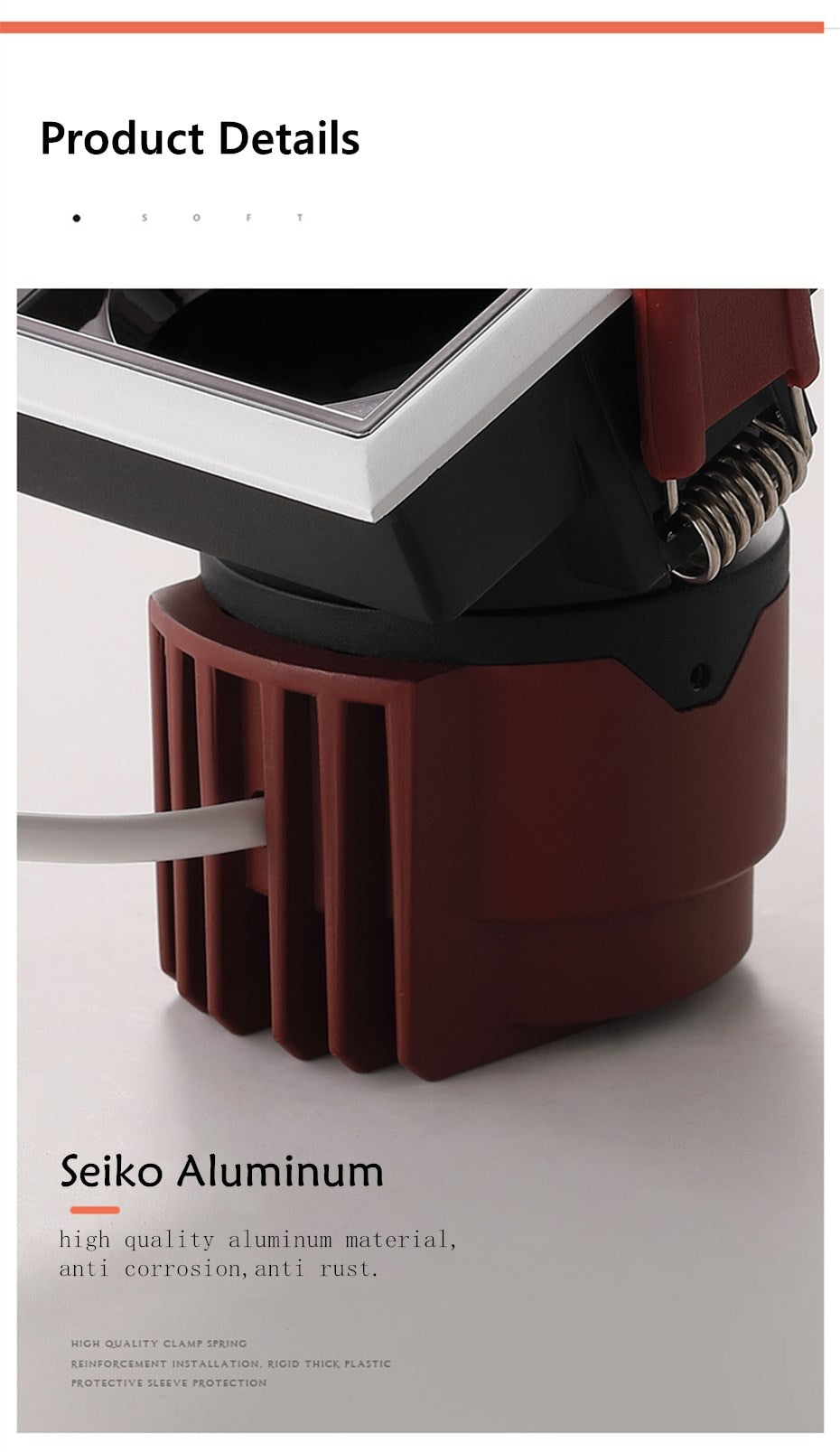 Recessed Ceiling Led Light Square Anti-glare Led Downlight Spot Light 7W 12W 15W Dimmable Living Room Bedroom Corridor Lighting