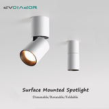 Led Surface Mounted Downlight Aluminum Led Ceiling Light Angle Rotatable 7W 12W Ceiling Lighting For Living Room Bedroom Stores