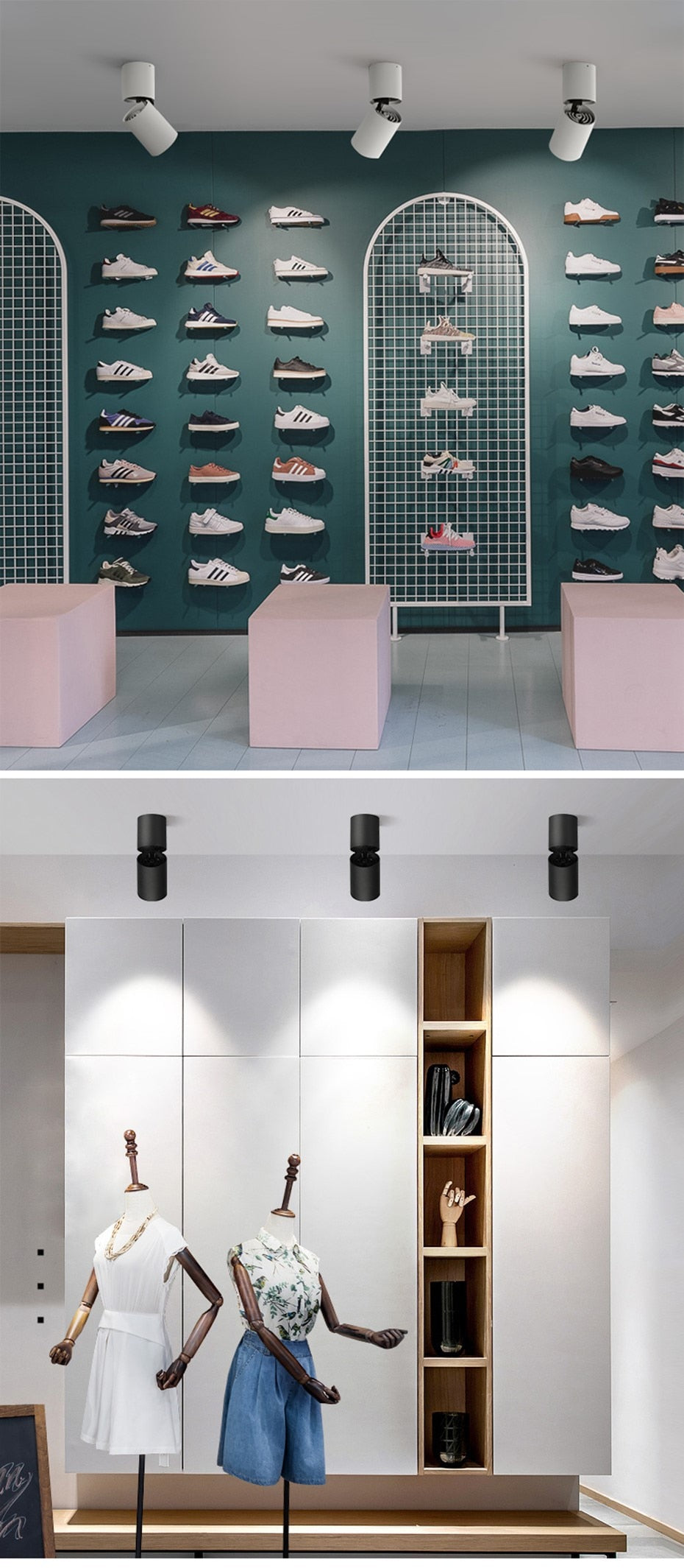 Led Surface Mounted Downlight Aluminum Led Ceiling Light Angle Rotatable 7W 12W Ceiling Lighting For Living Room Bedroom Stores