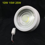 Super Bright Surface Mounted 10W 15W 25W LED Downlight AC85-265V LED Ceiling Panel light 3000K/4000K/6000K LED Indoor light