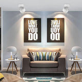 Dimmable 7W 10W 12W led downlight Surface mounted Adjustable 90 degrees Spot light 360 Rotatable led lamp for indoor Foyer,Hall