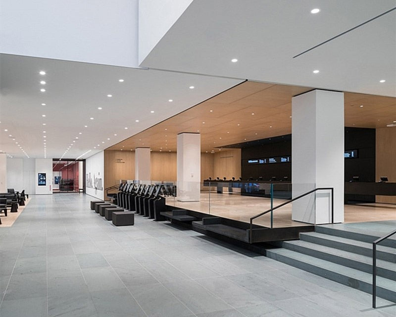 Dimmable LED COB Spotlight Ceiling lamp AC85-265V 7W/12W/15W/18W Aluminum Recessed Downlight Round Panel Light Indoor Lighting