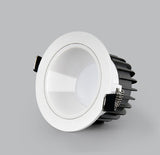 Dimmable LED COB Spotlight Ceiling lamp AC85-265V 7W/12W/15W/18W Aluminum Recessed Downlight Round Panel Light Indoor Lighting