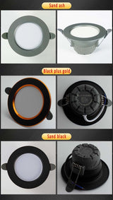 Downlight Ceiling spots Led lamp Down light Decoration bedroom LED lighting Room decoration hotel lighting AC220V built-in lamp