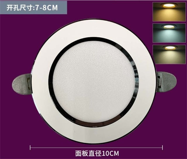 Downlight Ceiling spots Led lamp Down light Decoration bedroom LED lighting Room decoration hotel lighting AC220V built-in lamp