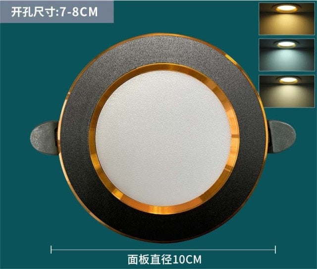 Downlight Ceiling spots Led lamp Down light Decoration bedroom LED lighting Room decoration hotel lighting AC220V built-in lamp