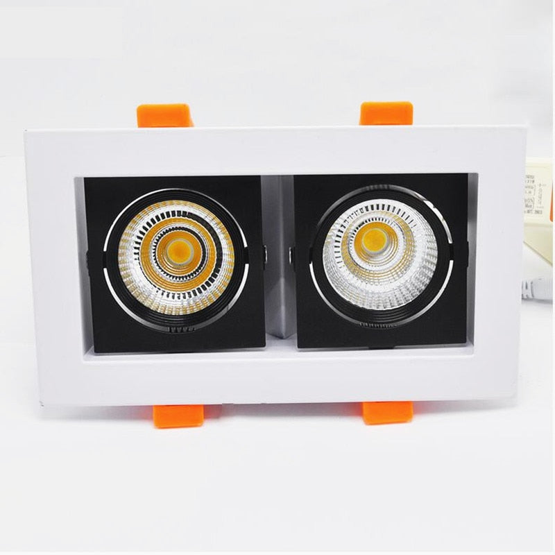 Dimmable Recessed LED Downlights 10W 20W COB LED Ceiling Spot Lights AC110-220V LED Ceiling Lamps Warm Cold White Indoor Lighting