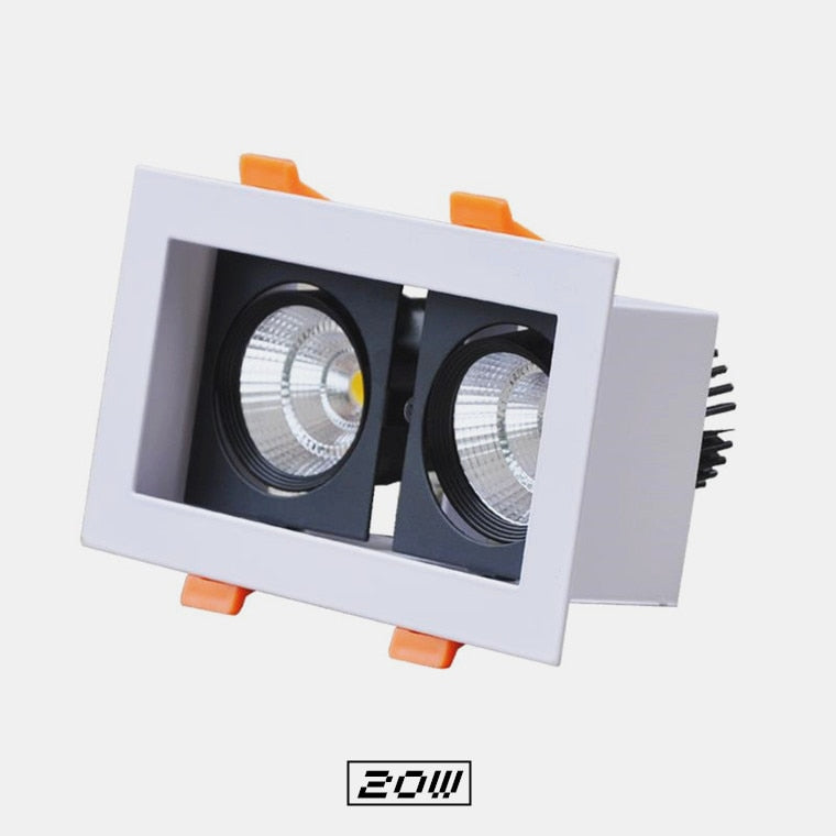 Dimmable Recessed LED Downlights 10W 20W COB LED Ceiling Spot Lights AC110-220V LED Ceiling Lamps Warm Cold White Indoor Lighting